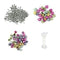 AussieSuperStore Jewellery Making Supplies Bead Kit Plastic Metallic Bead Kit Plastic Metallic  | Jewellery Making Beads | Kids Beads VBX02
